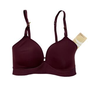 LIVELY *NEW* The Spacer Bra in Plum Size 32D #42667 Purple NWT Wireless